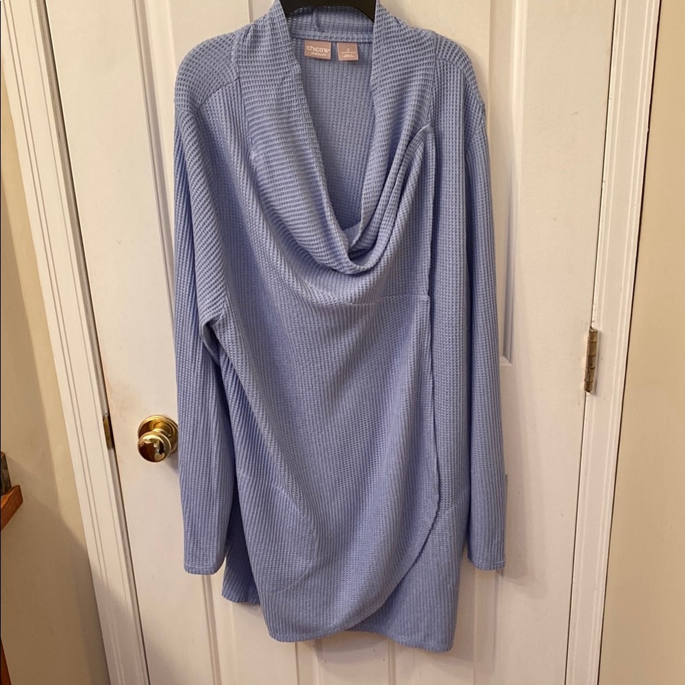 Universal Thread Blue Cowl Neck Sweater